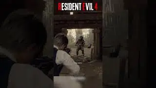 MAX LEVEL LE 5 SMG VS The Minotaur | Resident Evil 4 Remake #re4remake #leonkennedy #shorts