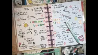 🌞 SUMMER BUCKET LIST 🌞 | Plan With Me | Happy Planner