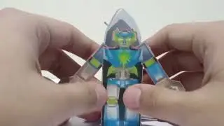 Lutabots Papercraft Review Ruping. (Papertoy Battle Ship Robot Origami Transform Papercraft)