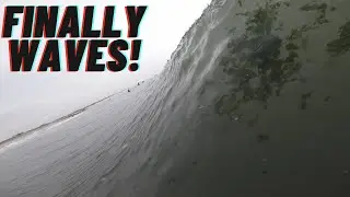 FINALLY FUN LONG ISLAND WINTER SURF!