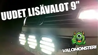 LISÄVALOJEN ASENNUS PAKETTIAUTOON