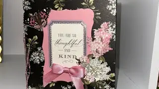 Anna Griffin Carte Noire paper kit Easy journal #annagriffin