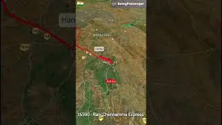 16590 - Rani Chennamma Express from Sangli to Bengaluru City Junction #adventure #viralvideo #rail