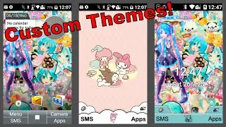 How to load and setup custom android keitai(flip phone) themes with Total Launcher