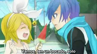 [Hermanas Vocaloid Unidas -Rin Miku Luka- ] Onii Yuukai (spanish subs, mp3 and lyrics) [VOCALOID]
