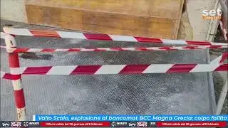 Vallo Scalo, esplosione al bancomat BCC Magna Grecia: colpo fallito