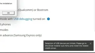 Detection of USB devices are limited. chimera mtk driver problem usbDk fix