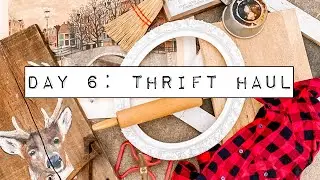 25 Days of Thriftmas - Day 6: Thrift Haul from the Goodwill Bins - Upcycle for Holiday Decor