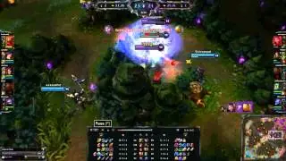 Nidalee kill, heal, escape (League of Legends)