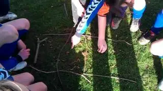 Girls explain the off-side rule