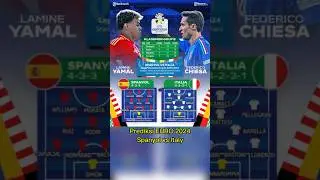 Prediksi Spanyol vs Itali EURO 2024 #prediksibola #sepakbola #euro2024 #football