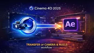 перенос null и камеры из Cinema 4d в After effects