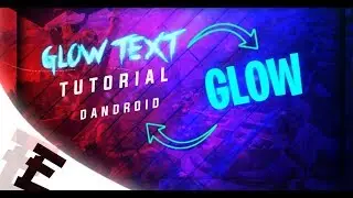 How to make a glow text on android||ExpertartZ