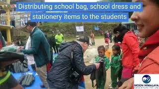 Bomzan Social Service Nepal - Moon Himalaya Adventure - Distribution project 2023 - CSR