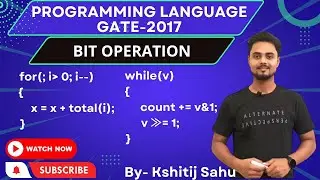 Right Shift Operator with Example in Hindi | Bit Operators in C | GATE | Programming
