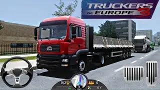 CONCRETE BARRIER 🚧 CARGO TRANSPORT | Truckers Of Europe 3 Realistic Simulation 4K Gameplay