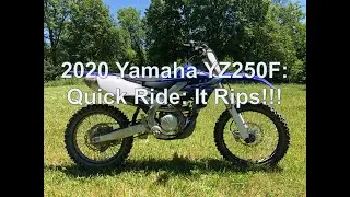 2020 YZ250F Quick Ride: This Bike Rips!