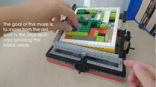 Lego marble maze