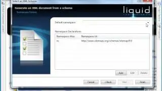 Create an XML Sample from an XML Schema in Liquid XML Studio 2012