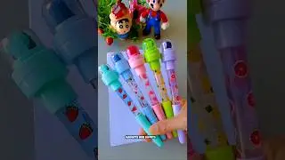 This 5-in-1 Pen BLEW My Mind ✨🖊️ Bubble, Light, Stamp & More  #StationeryAddict #Shorts #stationery