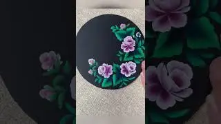 Creative painting | Paintbrush painting | Acrylic painting | Two-color flowers #paintingshorts