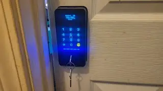 Fingerprint Keyless Entry Door Lock with Door Magnetic Sensor