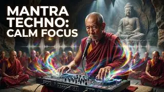 Om Mani Padme Hum | Dub Techno | Buddhist Compassion Mantra Meditation for Inner Peace 佛教观音菩萨大悲咒