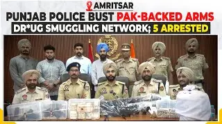 Punjab Police bust Pak-backed arms, drug smuggling network; 5 arrested
