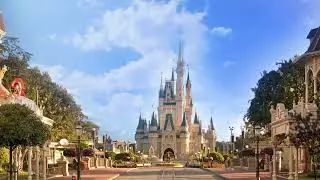 [4k] Walt Disney World Main Street with Lofi Chill Study Music for School