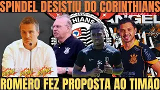 URGENTE!| SPINDEL SOLTOU a BOMBA e NÃO VEM MAIS PARA o CORINTHIANS!| ROMERO QUER FICAR| BAN CAI?