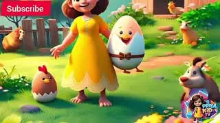 KIDS SONG:🎵 Murgi Maa Aur Anda Pyara 🎵The nursery rhymes &kid song, video, Priya Kid Tv.