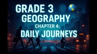 🚶&zwj;♂️ Grade 3 | 🌍 Geography | Chapter 4: Daily Journeys