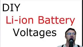 DIY Lithium battery pack design. Voltages and Series cells sizing.