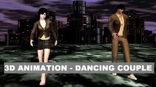 3D ANIMATION - DANCING COUPLE using Reallusion Iclone 5