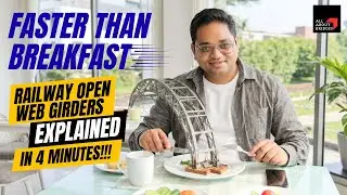 RDSO standard Railway Open Web Girders explained in 4 minutes #bridge #railway #construction #civil