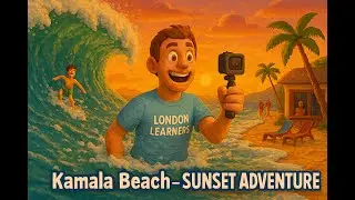 London Learners to Big Waves at Kamala Beach in Phuket, Thailand in 2k.