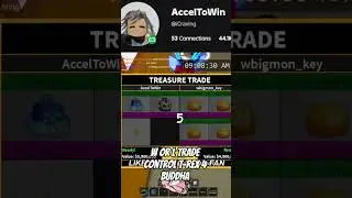 Blox Fruits Trading Control T-Rex 4 Buddhas Fruit Trade #bloxfruits #roblox #shorts