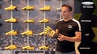 Puma Torwarthandschuhe: One Grip 1 RC gelb (Produktvideo)
