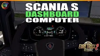 ETS2 MODS - Scania S Dashboard Computer [ETS2 1.37]