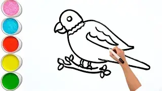 Parrot Drawing | How to Draw a Parrot 🦜 |  Easy Step by Step