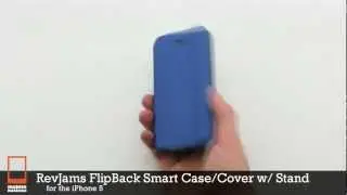 RevJams FlipBack Smart Case/Cover with Stand for iPhone 5