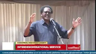 Ruto ni Two Terms! Sen. Julius Murgor Speech Infront Of President Ruto In West Pokot