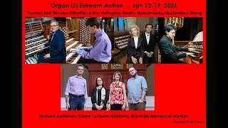 Access Organ LIVEstreams Jan 12-19 2026 LIVE with John Paval