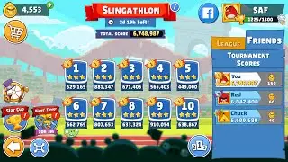 Angry Birds Friends. Slingathlon. All levels 3 stars. Passage from Sergey Fetisov