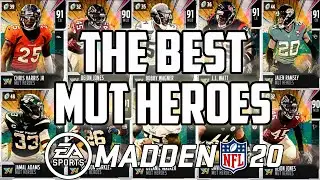 RANKING THE MUT HEROES! WHICH FREE MUT HERO SHOULD YOU CHOOSE? MADDEN 20 ULTIMATE TEAM