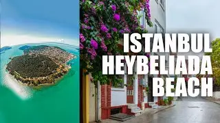 Asaf Bey Beach & Plaj : Ferry from Kartal to Heybeliada Island, Istanbul, Turkey