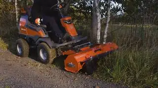 Husqvarna Rider - Hur du monterar en slaghack p&aring; din &aring;kgr&auml;sklippare