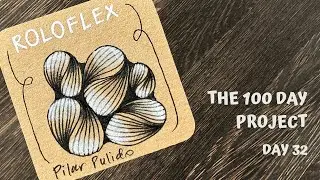 Day 32 of 100 Days of Tangling - Roloflex