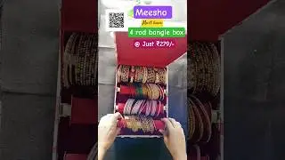 Meesho 4 Rod bangle vanity box #messho #meeshoshoping#meeshoapp #meeshohaulvideo #shortsfeed #shorts