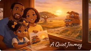 AMARA AND THE MOBILE HOME ON THE AFRICAN SAVANNAH 🚐✨Style: Ghibli
